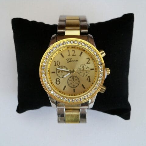 Geneva Watch Silver Gold