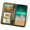 Leather Wallet Phone Case Slim Flip Cover Kickstand