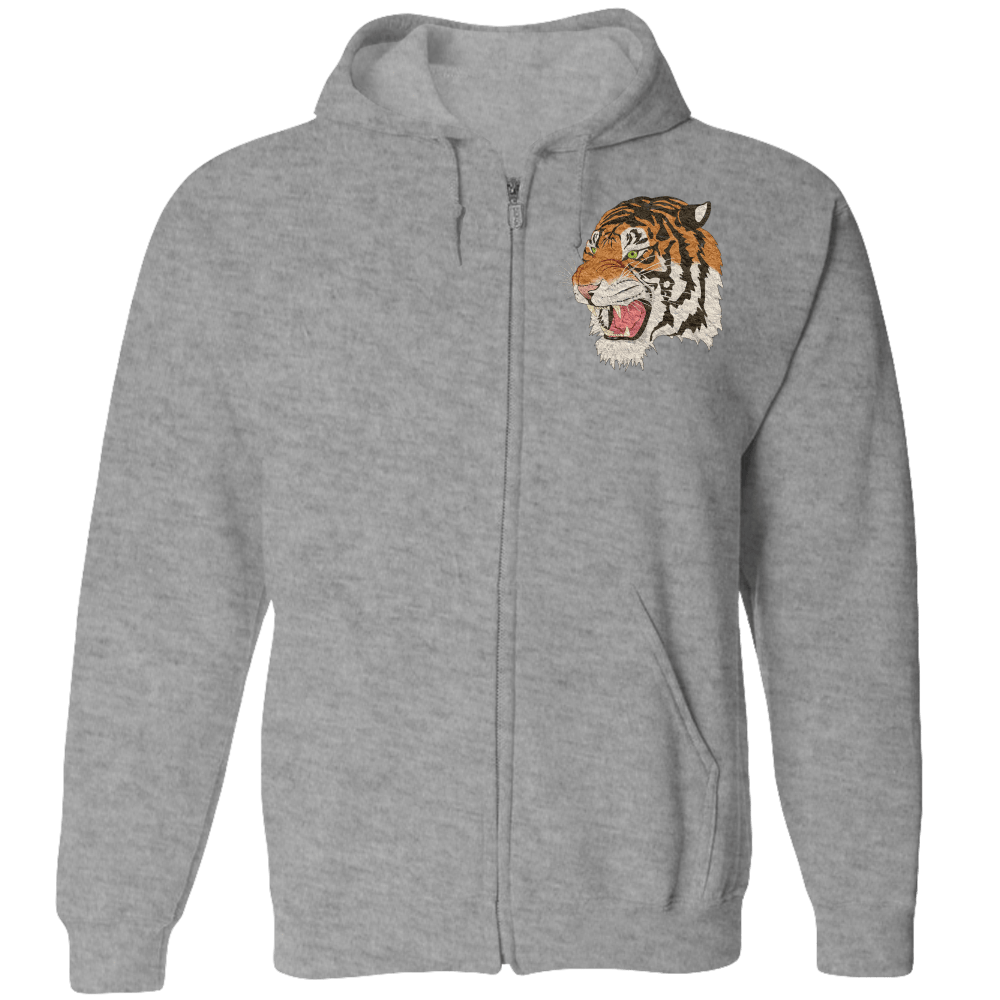 Adult Zipper Hoodies Embroidered with