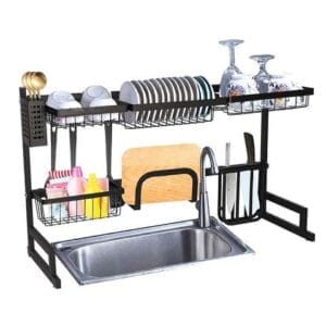 Sink Dish Drying Rack Stainless Steel